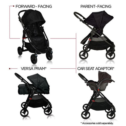 Baby Jogger City Versa Stroller - Black - bj21310