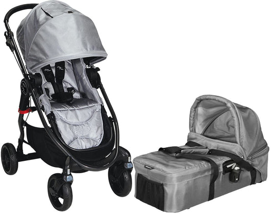 Baby Jogger City Versa Stroller & Pram - Silver - bj21312-bj91481