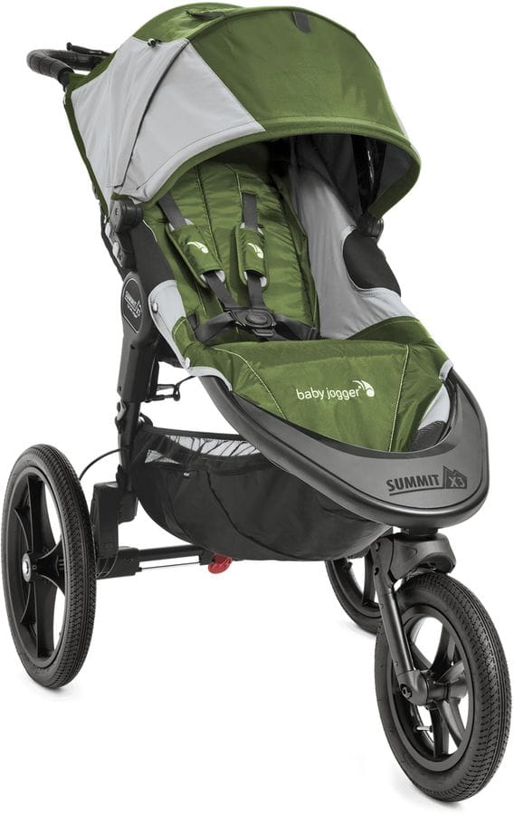Baby Jogger OPEN BOX 2017/2018 Summit X3 Single Jogging Stroller - Green / Gray