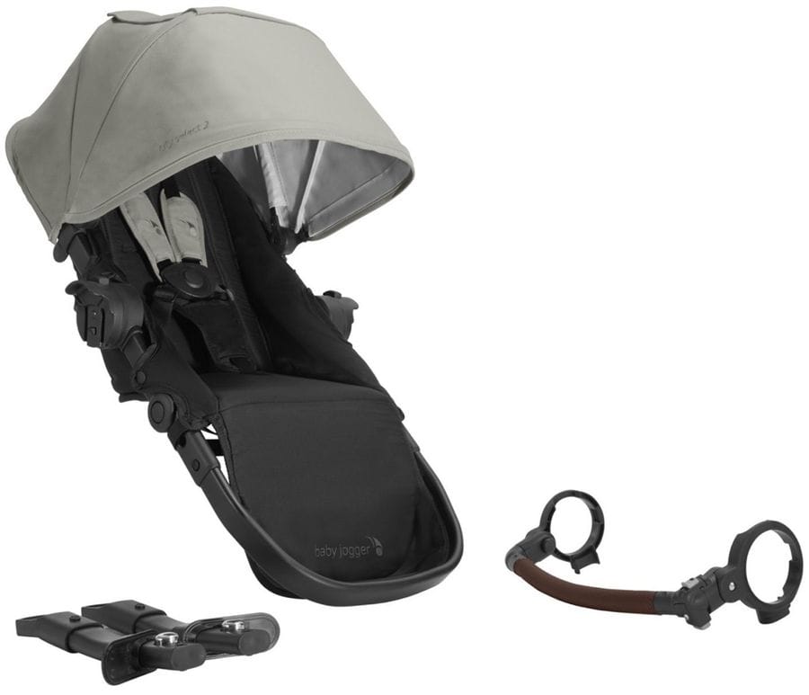 Baby Jogger OPEN BOX City Select 2 Second Seat Kit - Eco Collection - Frosted Ivory - 2149905-OB