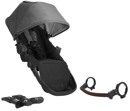 Baby Jogger OPEN BOX City Select 2 Second Seat Kit - Eco Collection - Harbor Grey - 2149903-OB