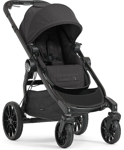 Baby Jogger City Select Lux Convertible Stroller in Granite Black