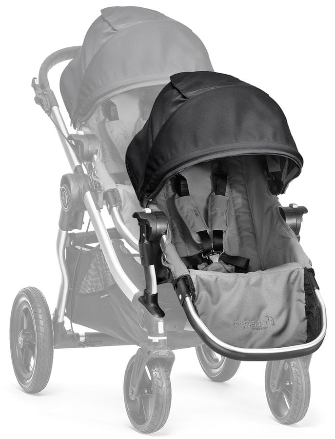 Baby Jogger OPEN BOX City Select Second Seat Kit - Gray/Black - bj01411-OB