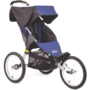 Baby Jogger Q Series Single 12 Inch Wheels in Navy - 64032