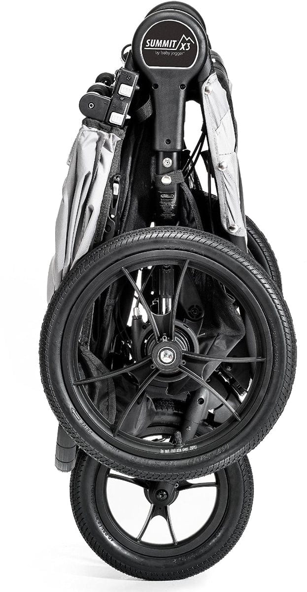 Baby Jogger Summit X3 Double Jogging Stroller - Black / Gray - 1959592