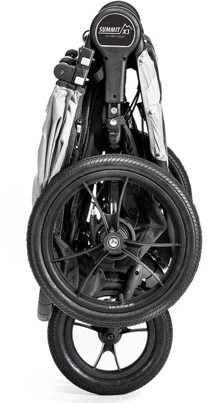 Baby Jogger Summit X3 Double Jogging Stroller - Black / Gray - 1959592