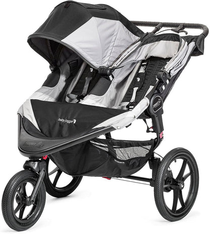 Baby Jogger Summit X3 Double Jogging Stroller - Black / Gray - 1959592