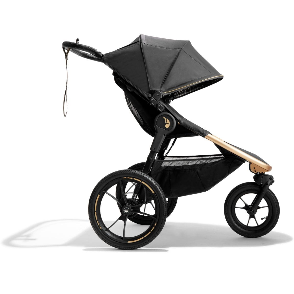 Baby Jogger Summit X3 Jogging Stroller + Deluxe Pram Bundle - City Royalty / Lunar Black - 2180866-2149948