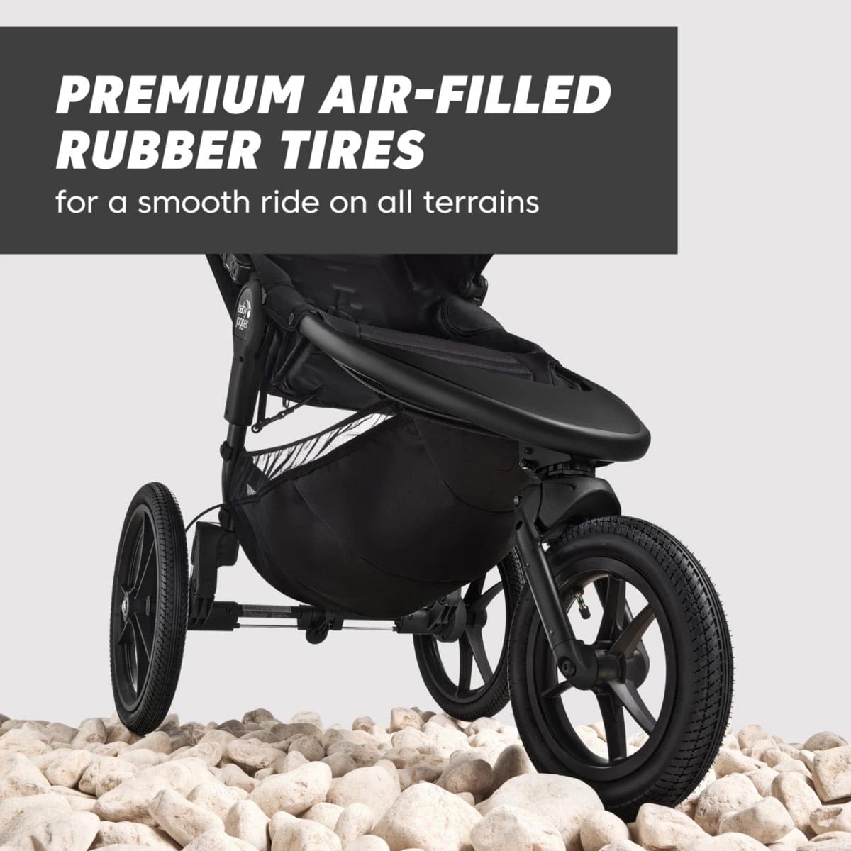 Baby Jogger Summit X3 Single Jogging Stroller - Midnight Black - 2192479