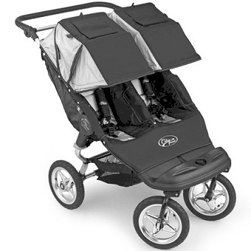Baby Jogger Swivel City Classic Double 2008 Jet Black/Silver - 69060