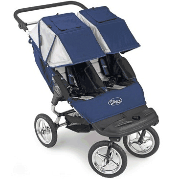 Baby Jogger Swivel City Classic Double 2008 Navy/Silver - 69062
