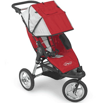 Baby Jogger Swivel City Classic Single 2008 Red/Silver - 69053