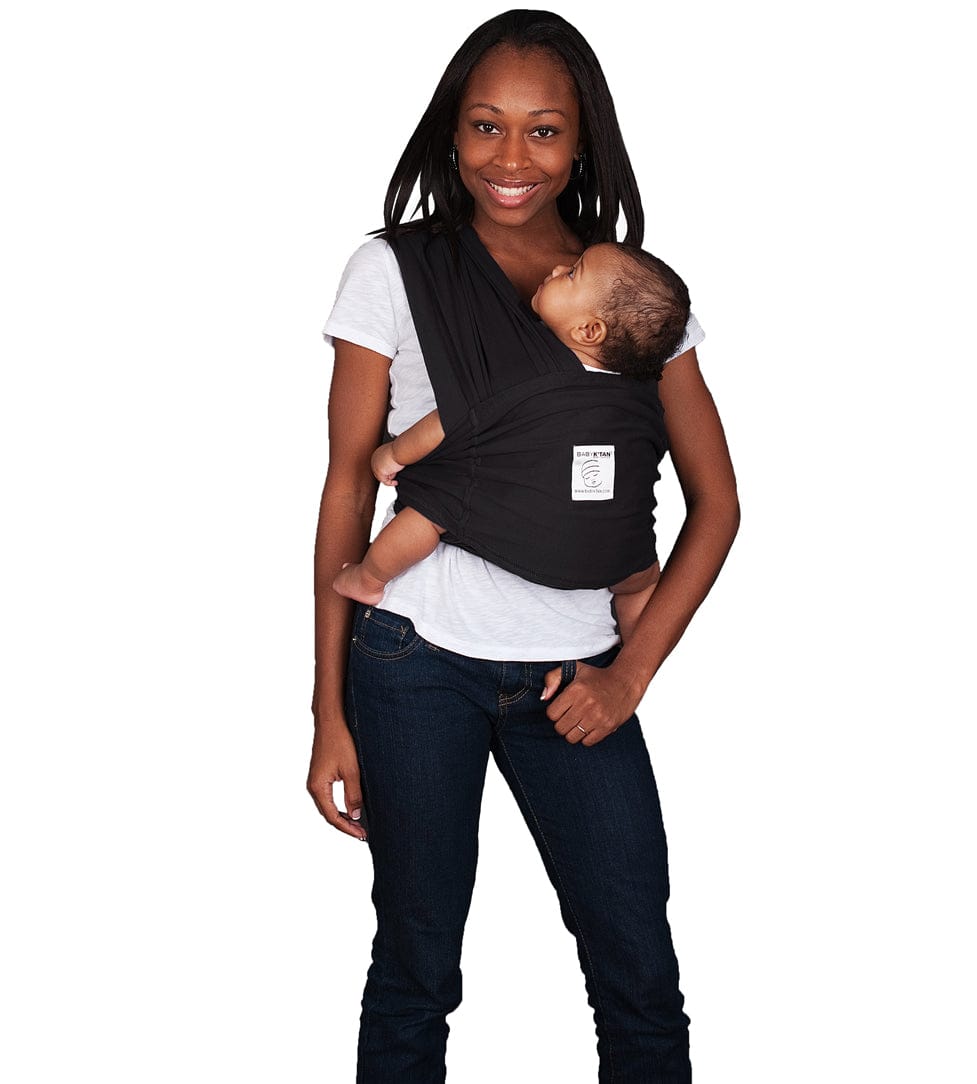 Baby K'tan Baby Carrier in Basic Black - Large - BKBC-BL-L