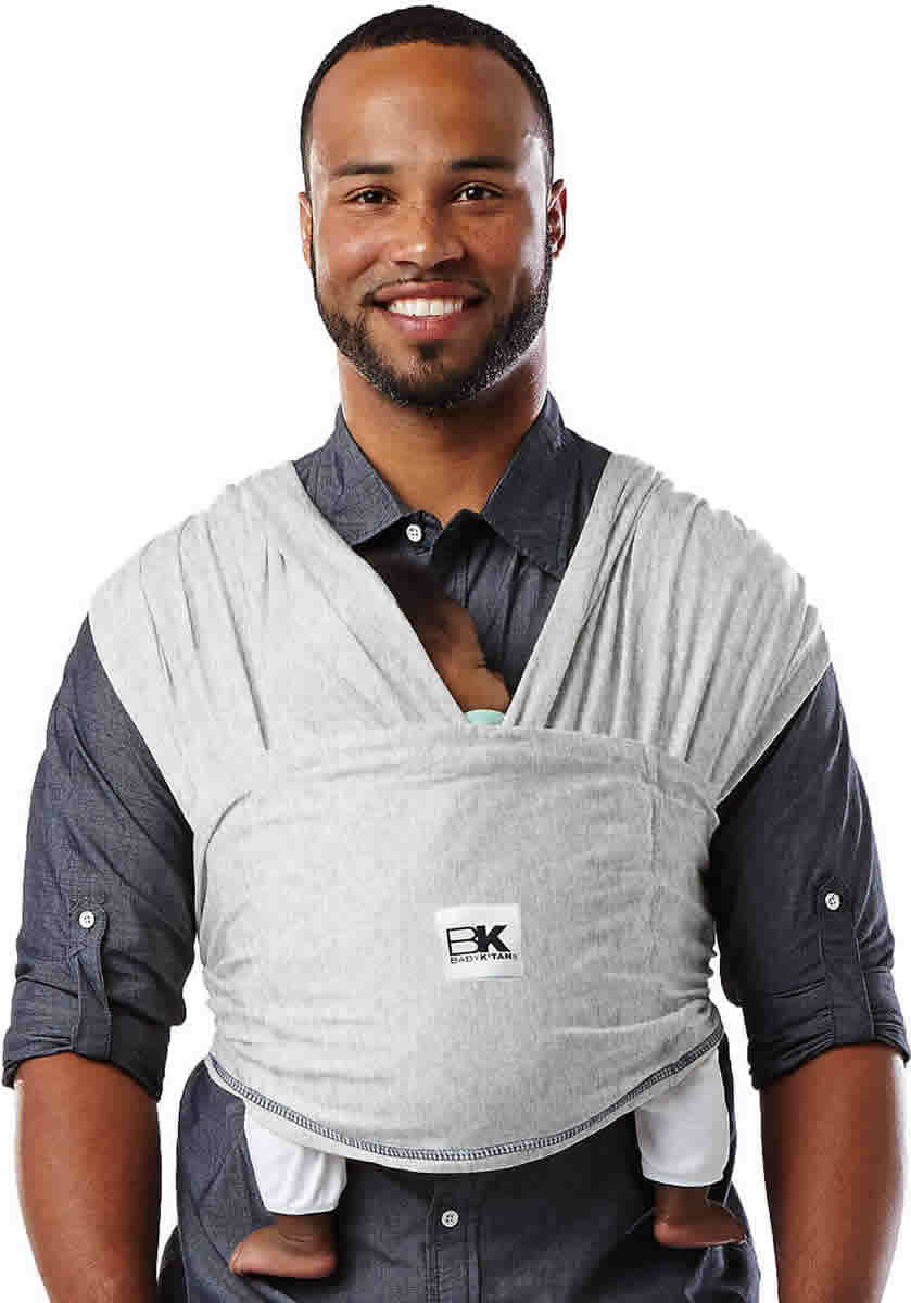 Baby K'tan Baby Carrier in Heather Gray - Extra Large - BKBC-HG-XL