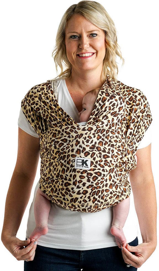 Baby K'tan Baby Carrier in Leopard Love Brown - Extra Large - BKBC-LL-BR-XL