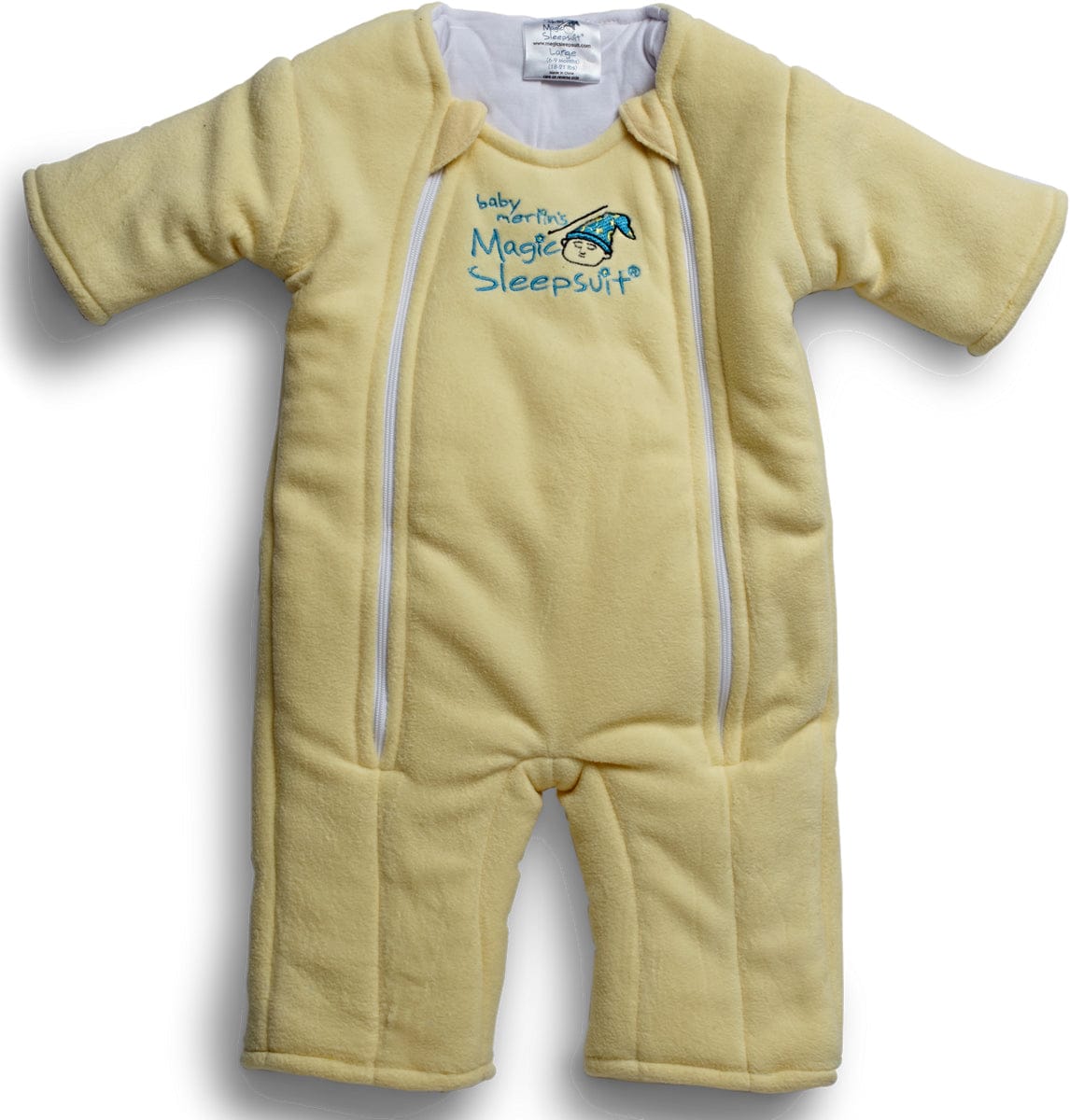 Baby Merlin Magic Sleep Suit, Microfleece - 6-9 Months - Yellow (Large)