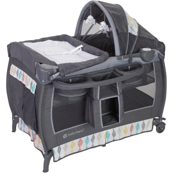 baby trend playard with bassinet Baby Trend Deluxe II Nursery Center Playard