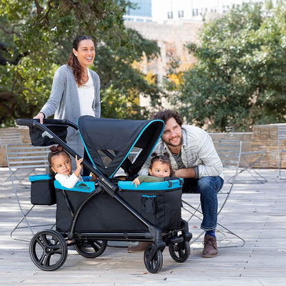 Baby Trend Expedition 2-in-1 Stroller Wagon Plus - Ultra Marine - WG01D15A