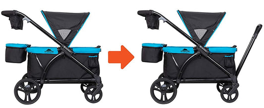 Baby Trend Expedition 2-in-1 Stroller Wagon Plus - Ultra Marine - WG01D15A