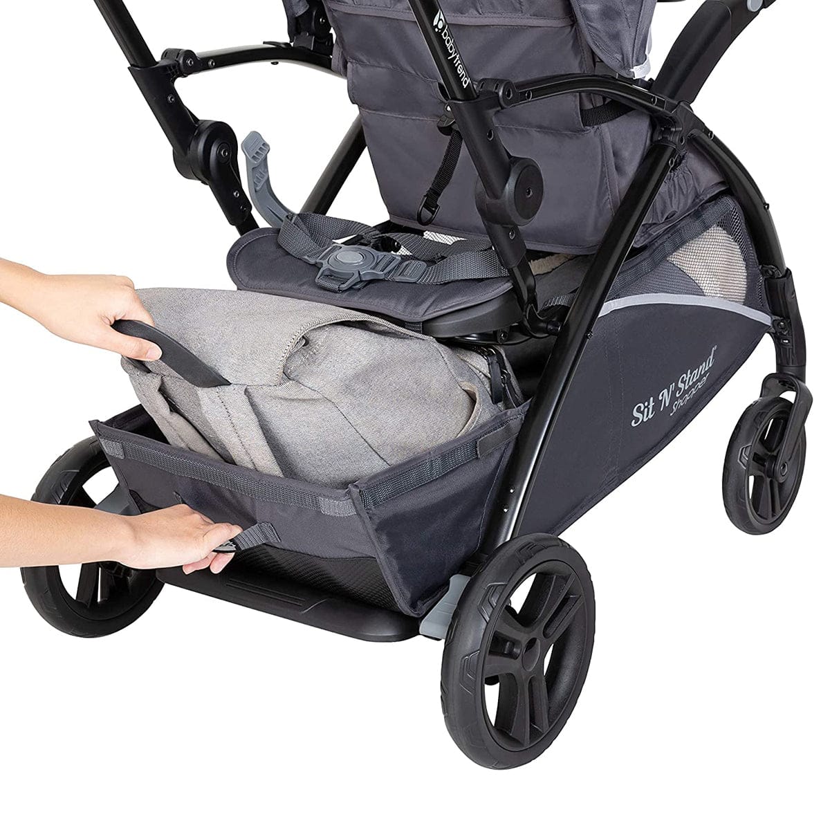 Baby Trend Sit N Stand 5-in-1 Shopper Double Stroller - Blue Mist - SS27D27A
