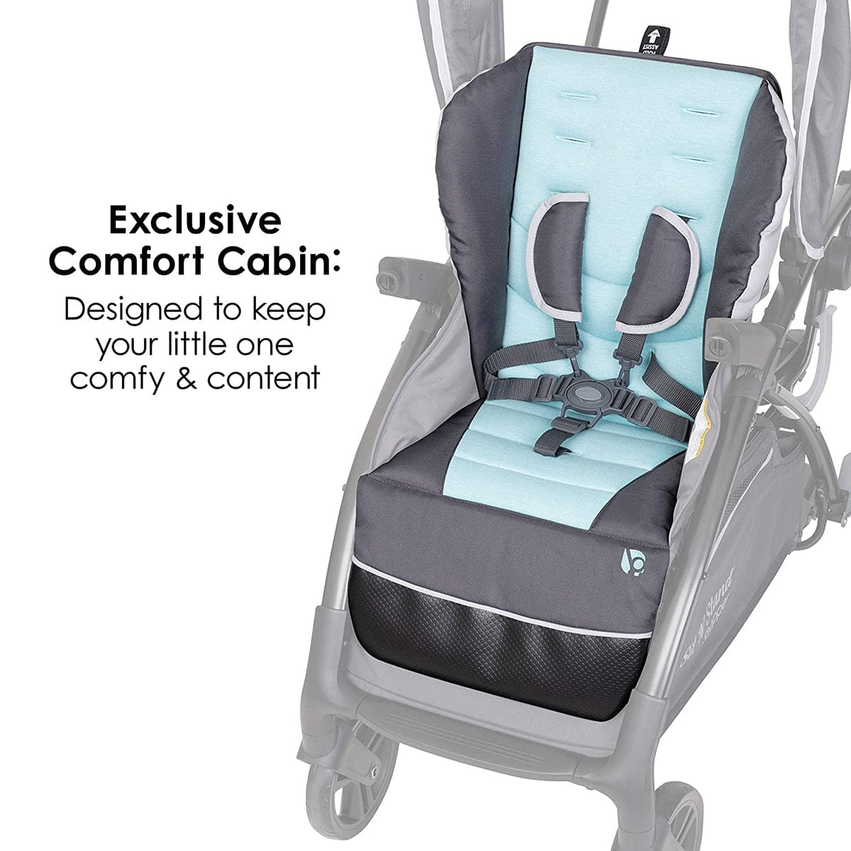 Baby Trend Sit N Stand 5-in-1 Shopper Double Stroller - Blue Mist - SS27D27A