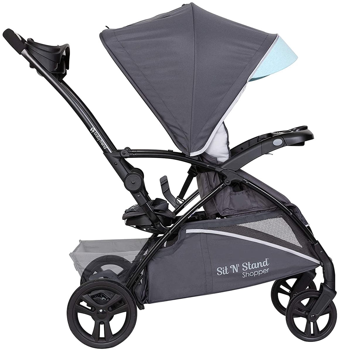 Baby Trend Sit N Stand 5-in-1 Shopper Double Stroller - Blue Mist - SS27D27A