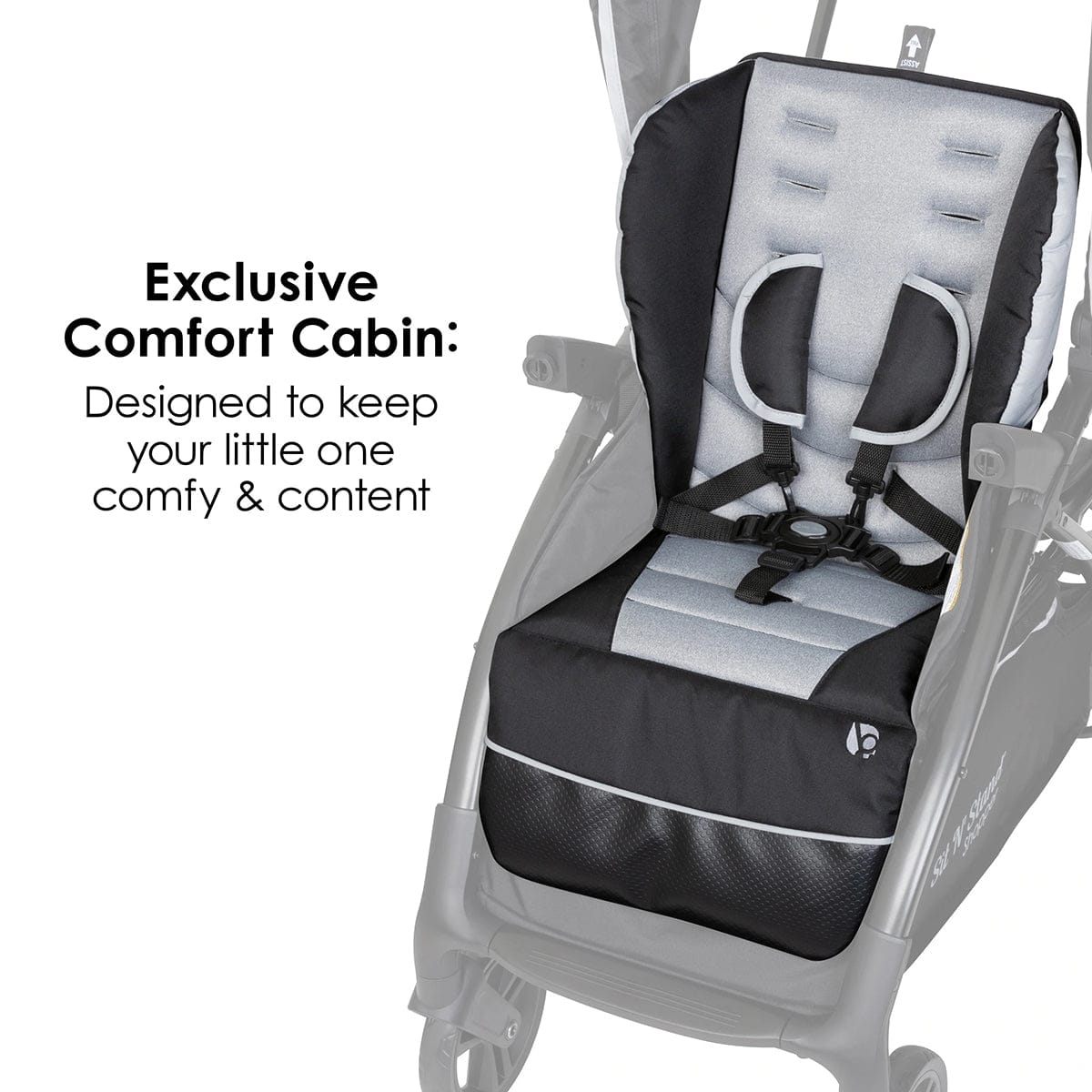 Baby Trend Sit N Stand 5-in-1 Shopper Double Stroller - Moondust - SS27C87A