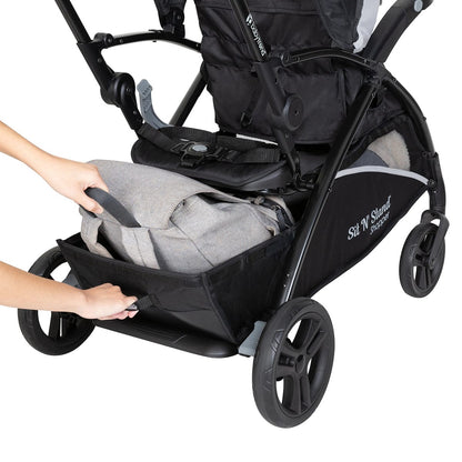 Baby Trend Sit N Stand 5-in-1 Shopper Double Stroller - Moondust - SS27C87A