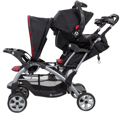 Baby Trend Sit N' Stand Double Stroller - Optic Red - SS76B76A