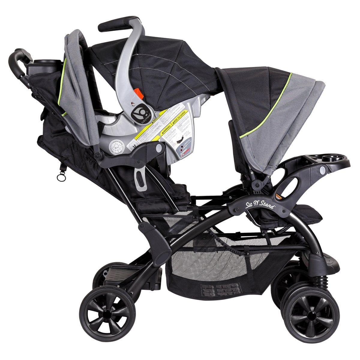 Baby Trend Sit N' Stand Double Stroller - Pistachio - SS76430