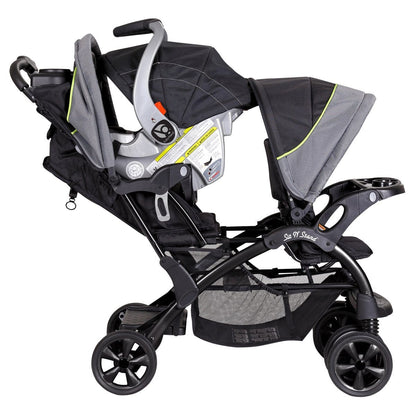 Baby Trend Sit N' Stand Double Stroller - Pistachio - SS76430