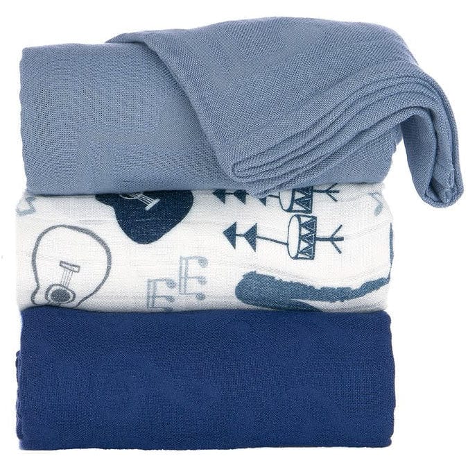 Tula Baby Blanket Set, 3 Pack - Music Lessons - TSBV3W13