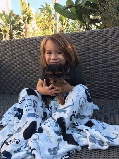 Tula Baby Blanket Set, 3 Pack - Music Lessons - TSBV3W13