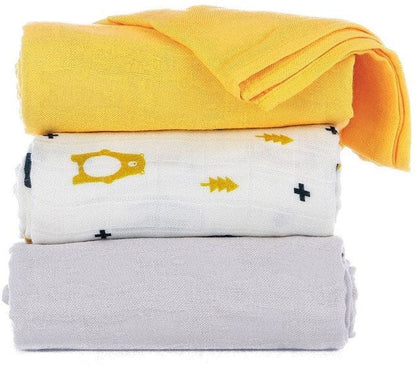Tula Baby Blanket Set, 3 Pack - Oso - TSBV3A5