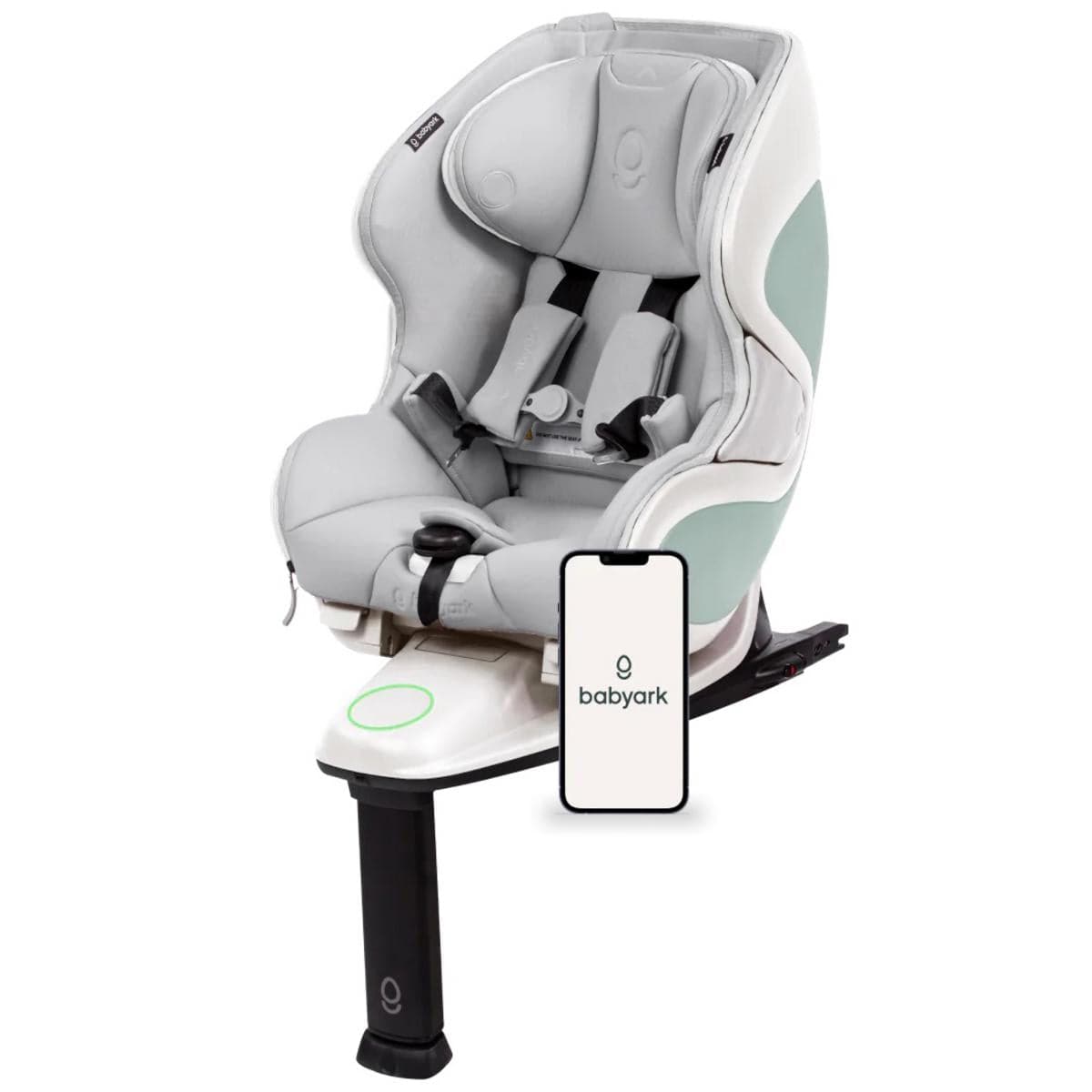 Babyark Convertible Car Seat, Smart - Eggshell White / Glacier Ice - G011011010-06-03