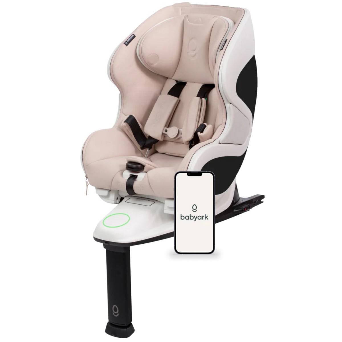 Babyark Convertible Car Seat, Smart - Eggshell White / Moonlight - G011011010-07-04