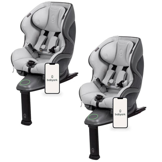 Babyark Smart Convertible Car Seat Family Bundle (2 Seats) - Charcoal Grey / Glacier Ice - FAMILY-G011011010-05-03