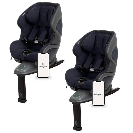 Babyark Smart Convertible Car Seat Family Bundle (2 Seats) - Charcoal Grey / Midnight Blue - FAMILY-G011011010-05-02