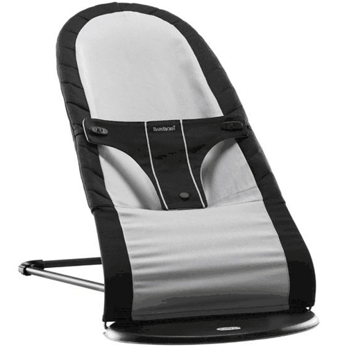 BabyBjörn Babysitter Balance in Black Silver - 009065US