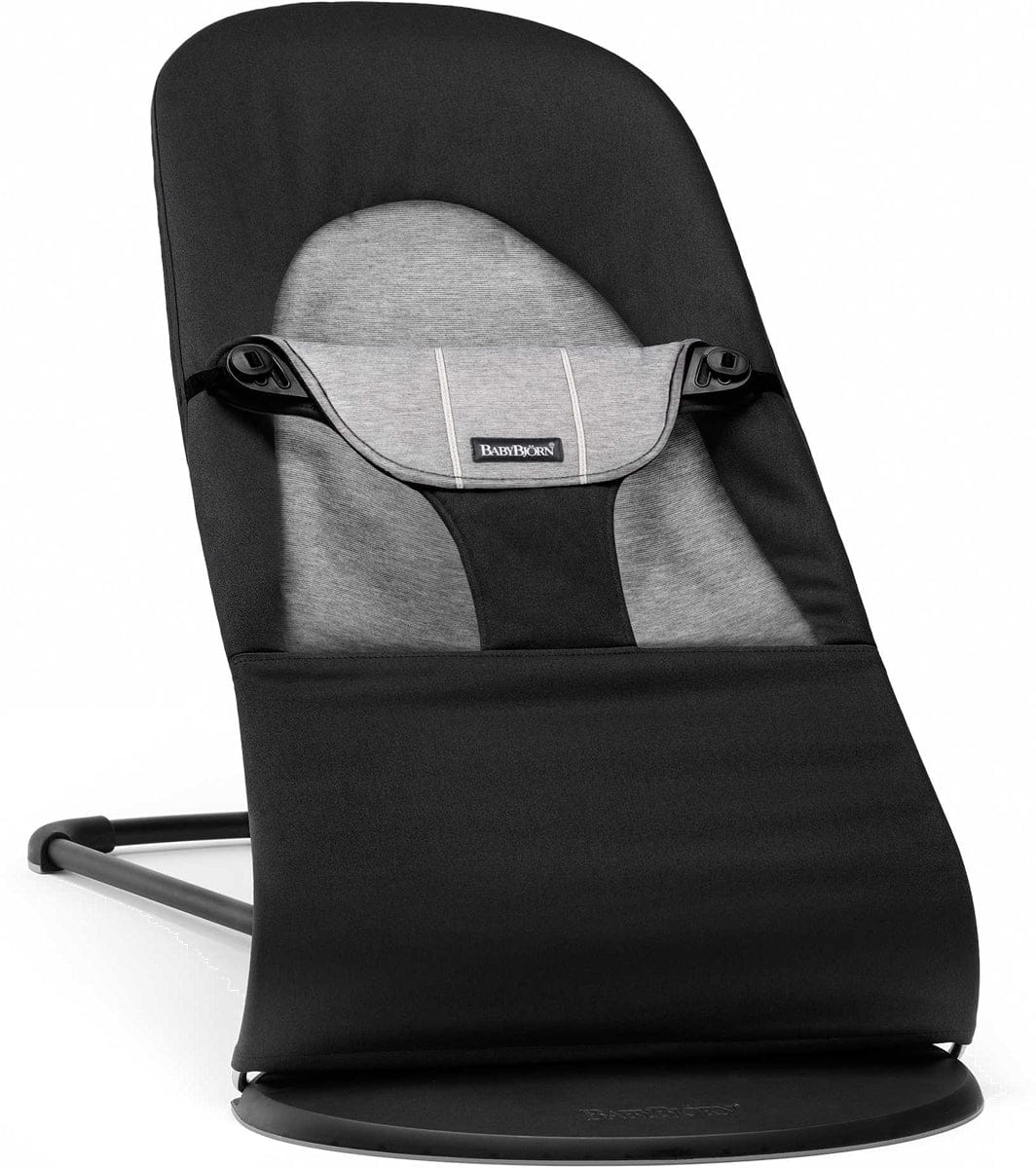 BabyBjörn Bouncer Balance Soft - Woven - Black / Granite - 005060US