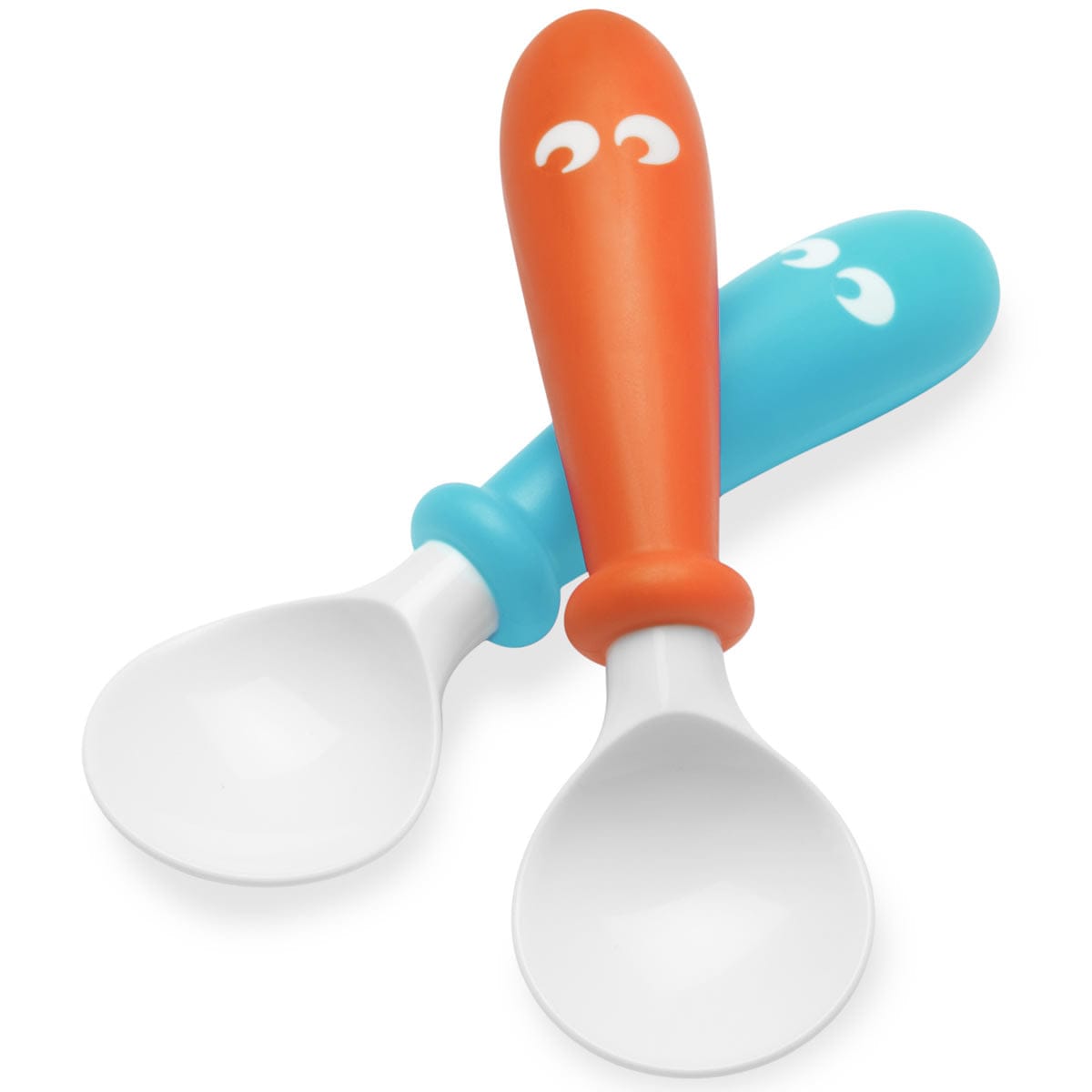 BabyBjörn Spoon 2 Pack in Orange & Turquoise