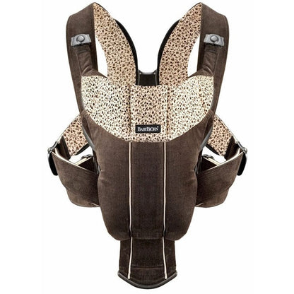 BabyBjörn Active Infant Carrier - Corduroy Dark Brown/Flowery - 026142US