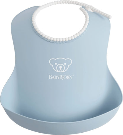 BabyBjorn Baby Bib, Powder Blue - 046367US