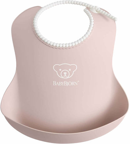 BabyBjorn Baby Bib, Powder Pink - 046364US