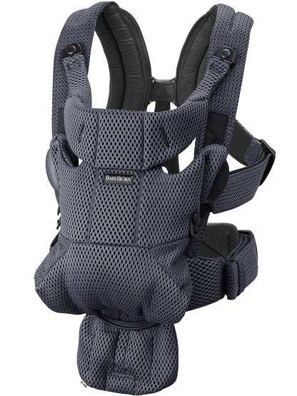 BabyBjörn Baby Carrier Free 3D Mesh, Anthracite - 099613US
