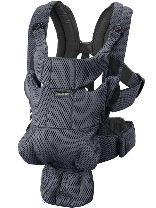BabyBjörn Baby Carrier Free 3D Mesh, Anthracite - 099613US