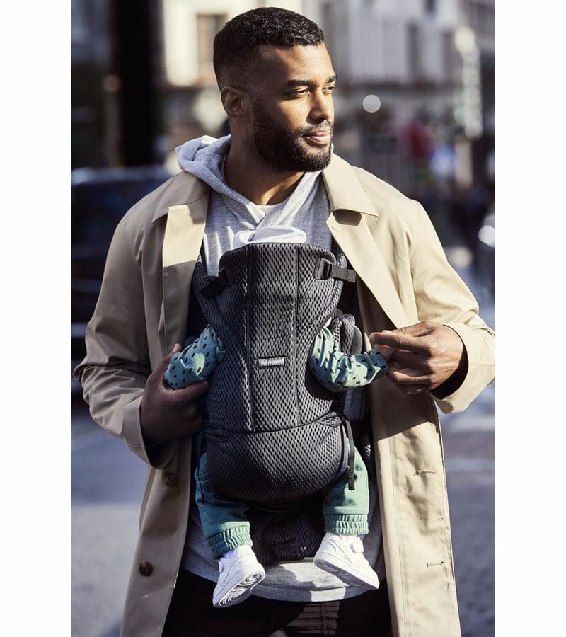 BabyBjörn Baby Carrier Free 3D Mesh, Anthracite Leopard – Albee Baby