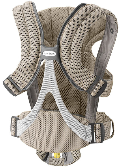 BabyBjörn Baby Carrier Free 3D Mesh, Beige Gray - 099602US