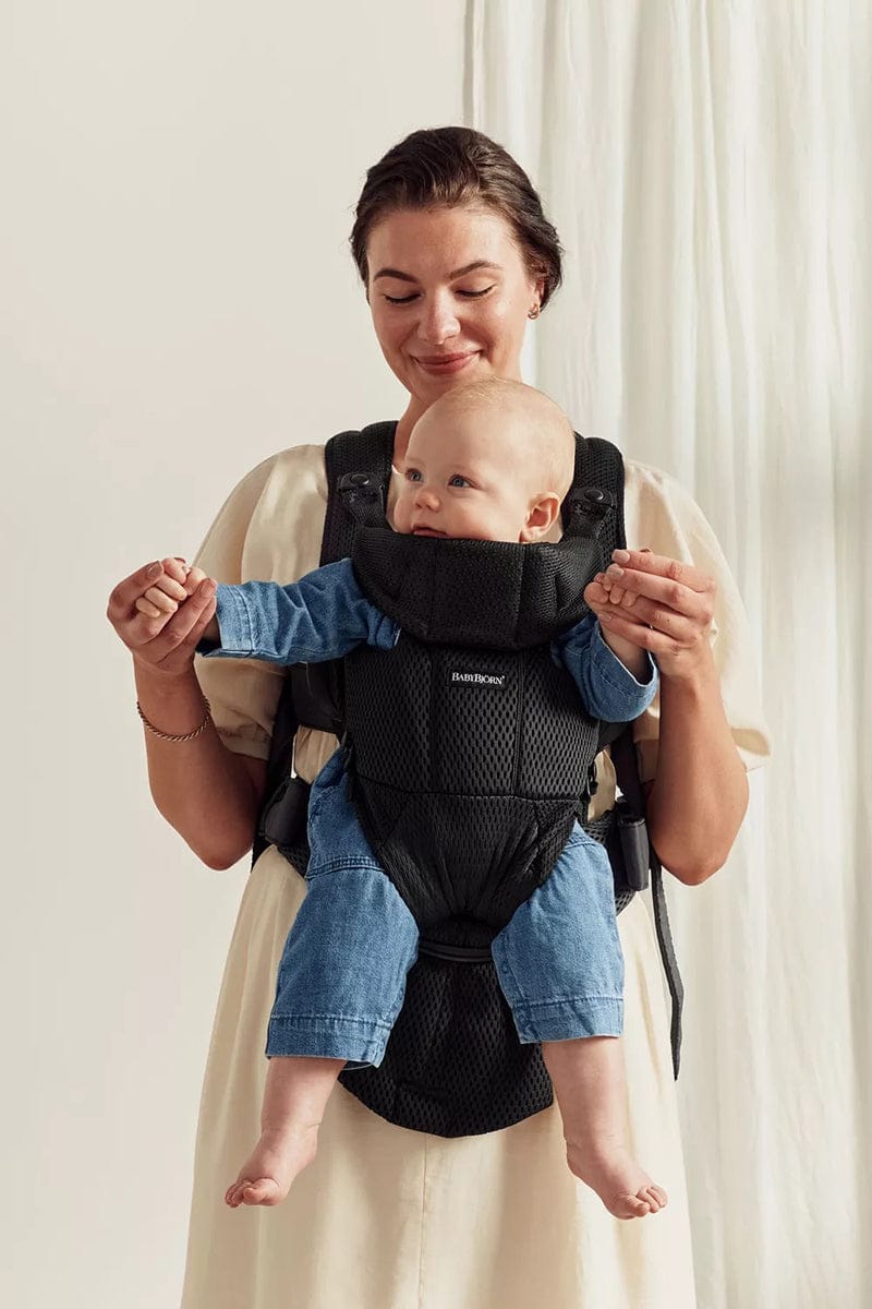 BabyBjörn Baby Carrier Free 3D Mesh, Black - 099625US