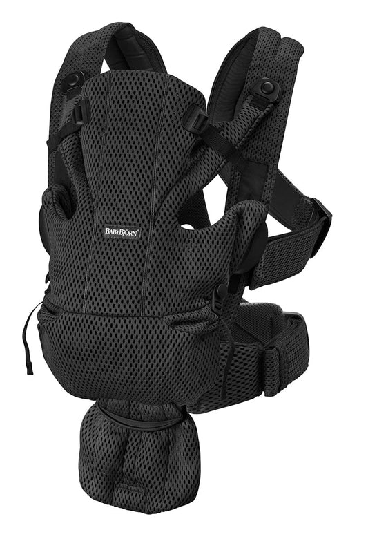 BabyBjörn Baby Carrier Free 3D Mesh, Black - 099625US